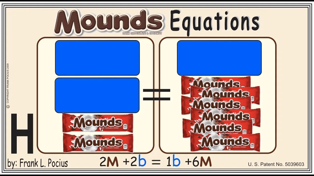 H2_MOUNDS(notation) 2M+2b=1b+6M _ SOLVE BASIC EQUATIONS _ SOLVE BASIC WORD PROBLEMS