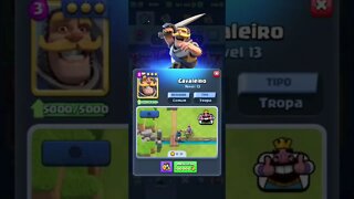 cavaleiro nível máximo #shorts #clashroyal #clash #clashroyale #royale