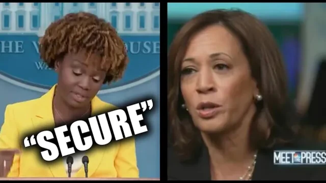 Kamala Claims “Secure” Border & Biden Admin Blames Trump For Border Mess!