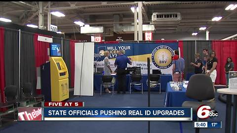 Hoosiers encouraged to upgrade ID cards, could be barred from flying without Real ID soon