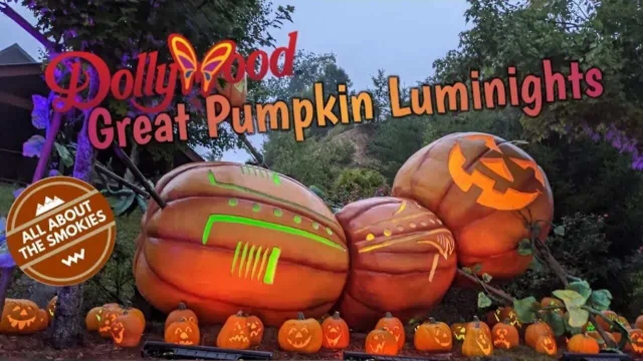 Dollywood's Great Pumpkin Luminights | First Time at Dollywood!