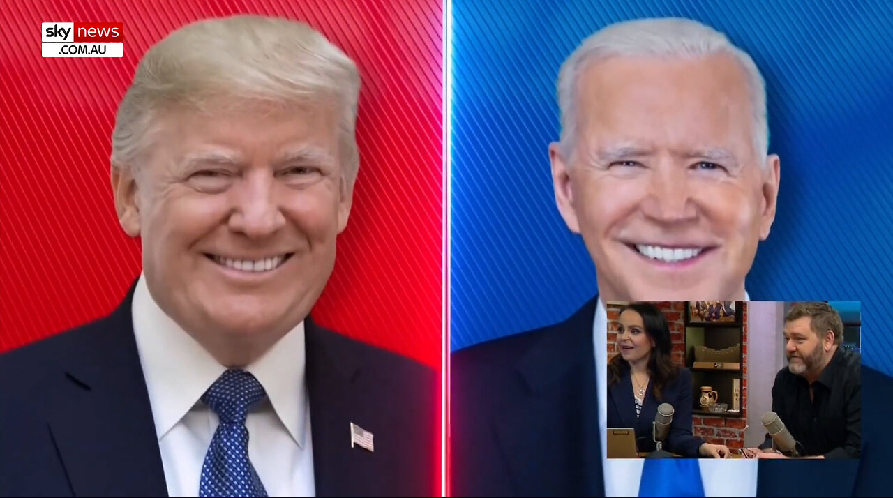 Sky News Australia. Sky Hosts React to First 2024 and maybe only Presidential Debate