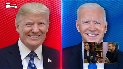 Sky News Australia. Sky Hosts React to First 2024 and maybe only Presidential Debate