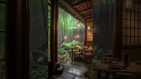 雨声助眠：治愈深度睡眠静谧乡村，古城街道下的雨声助眠，快速入眠，冥想疗愈失眠问题#BGM#shorts #sleepmusic #shortsvideo #rainsounds #rain