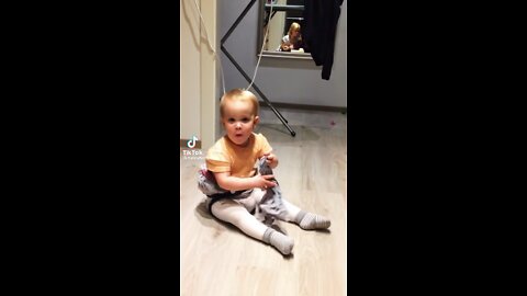 Funny baby on tiktok