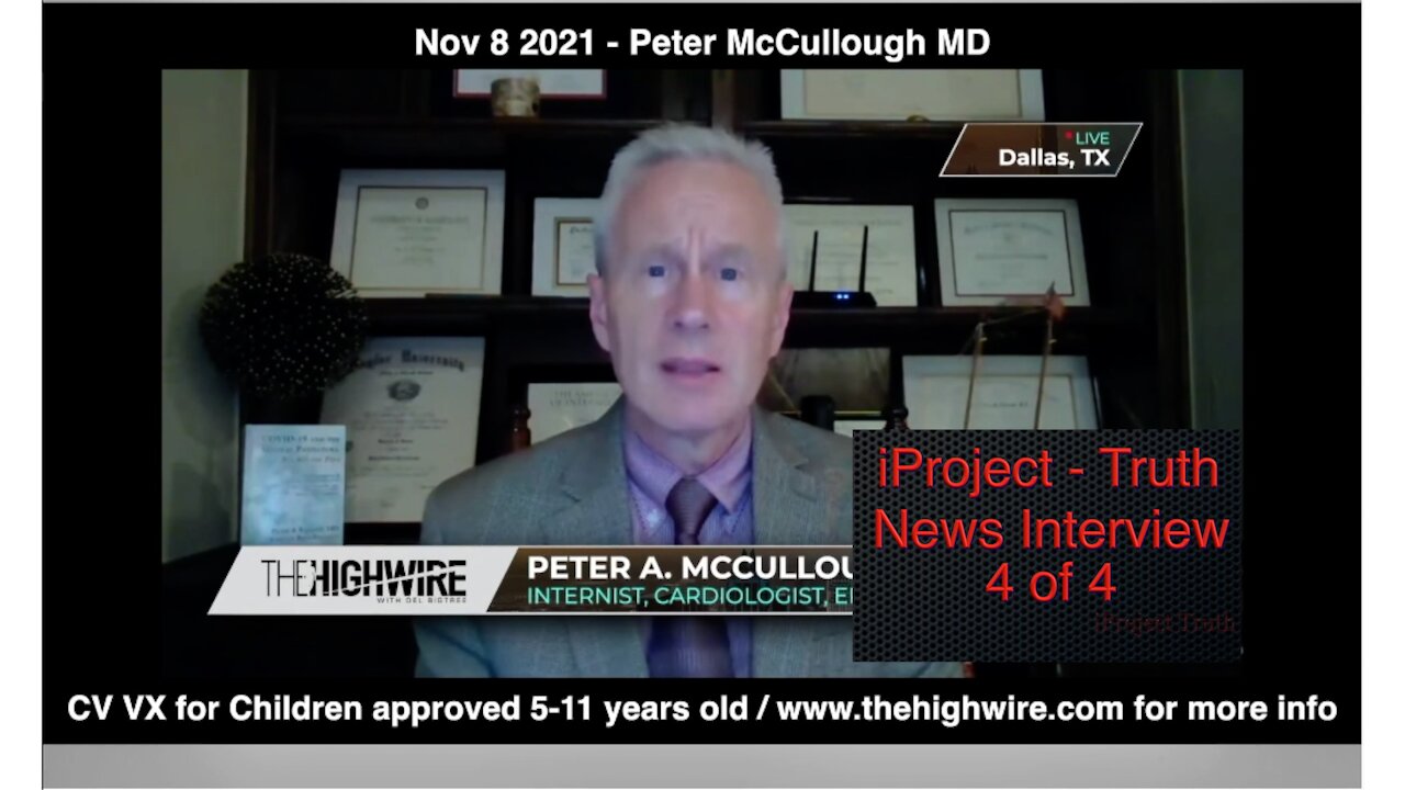 Dr Peter McCullough 4 of 4 News Interview