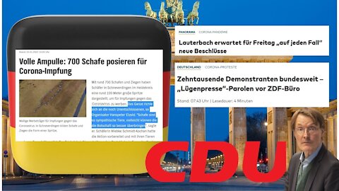 Schafe und Ziegen sollen zum Impfen motivieren und CDU streut Behauptungen ohne Beweise!