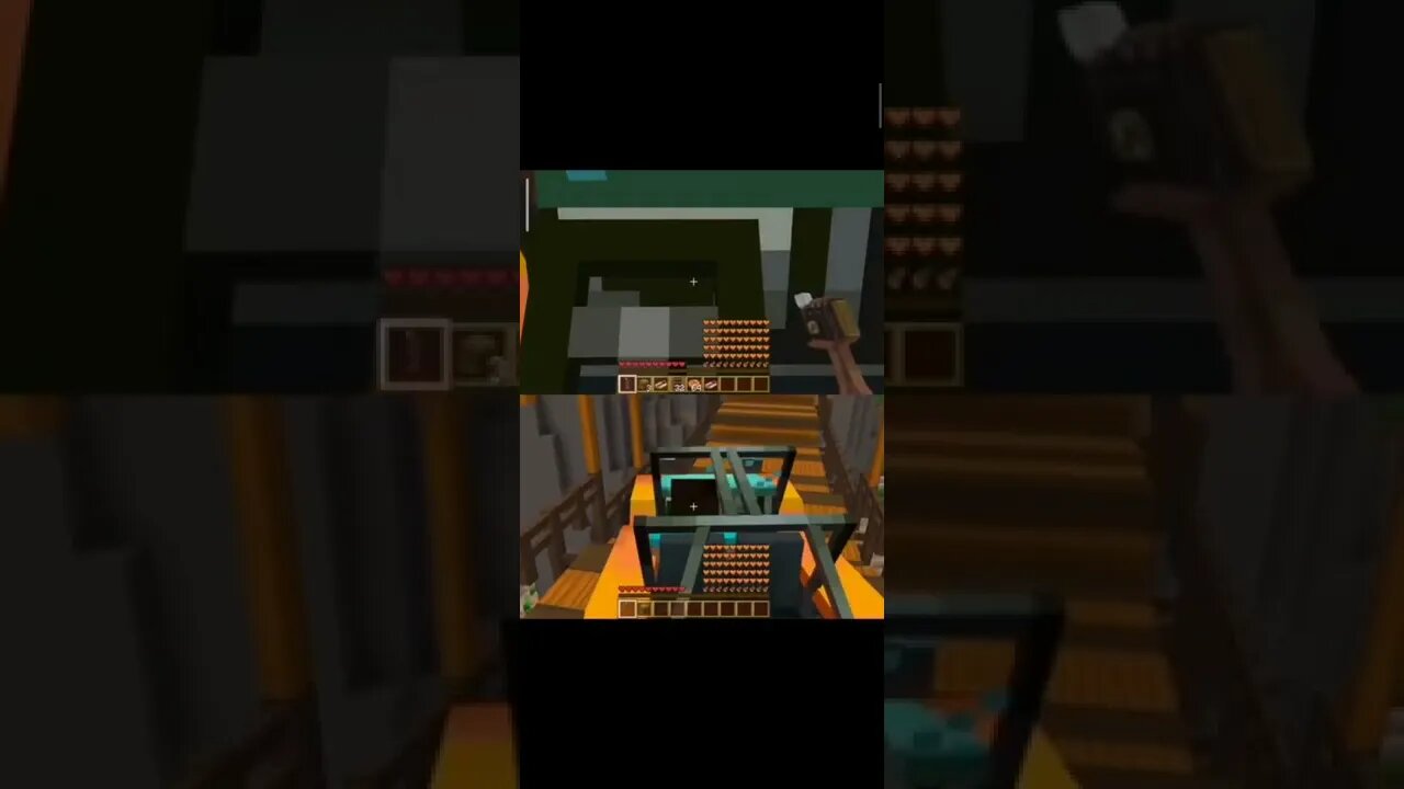 MINECRAFT SAFARI TOTOY CAIU DA PONTE 🤣 #shorts #minecraft