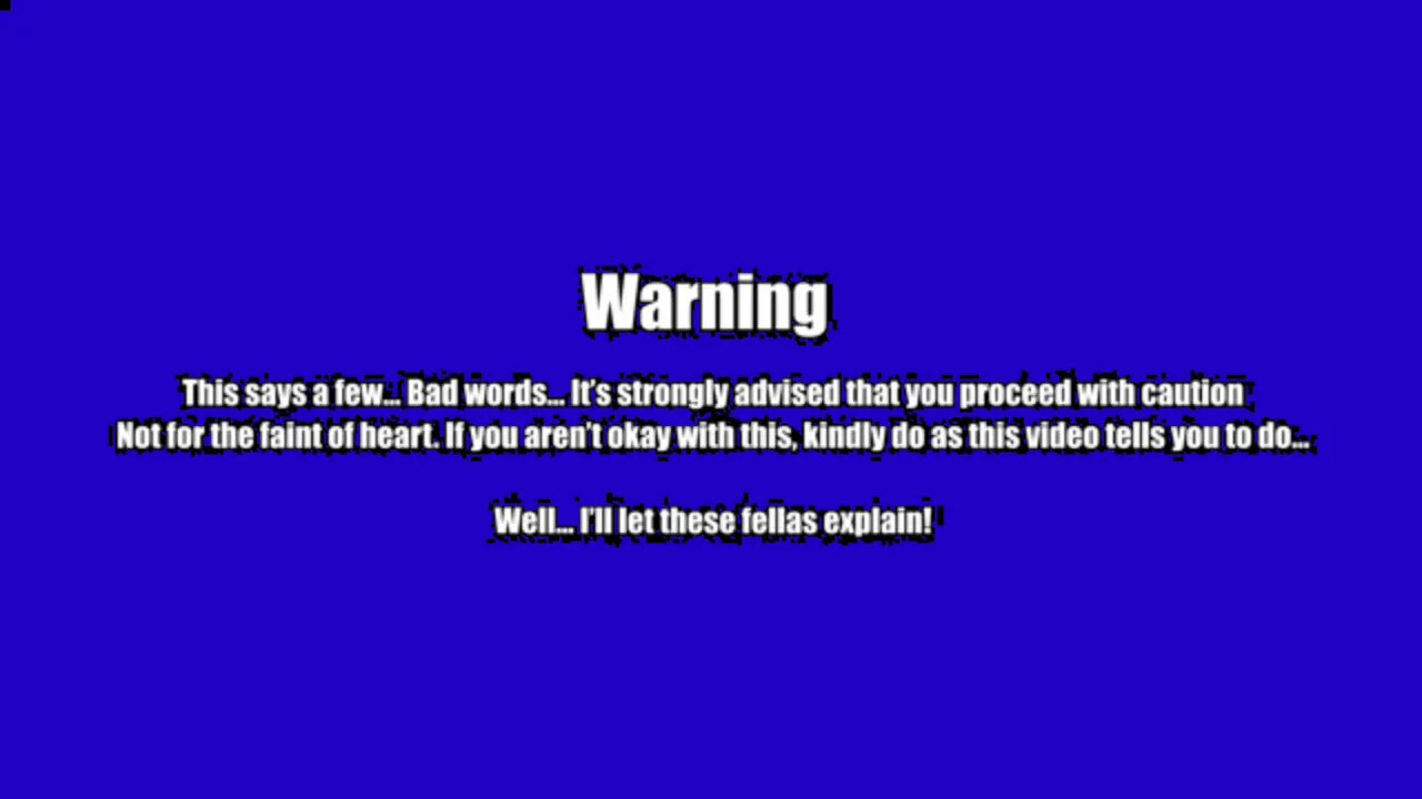 F BLUE SCREEN (NOT PERFECT)