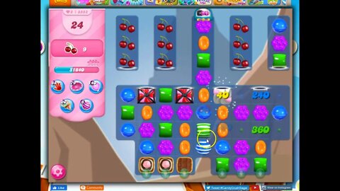 Candy Crush Level 3552 Talkthrough, 35 Moves 0 Boosters