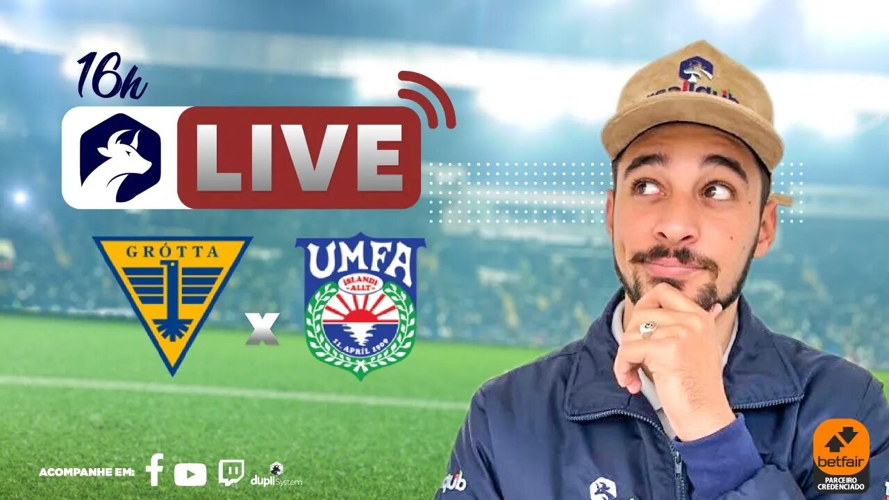 ⚽️ Trading Esportivo AO VIVO - Afturelding X Grotta - Segunda Divisão do Campeonato Islandês ⚽️