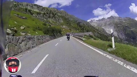 Honda CBR600rr on the Grimsel pass