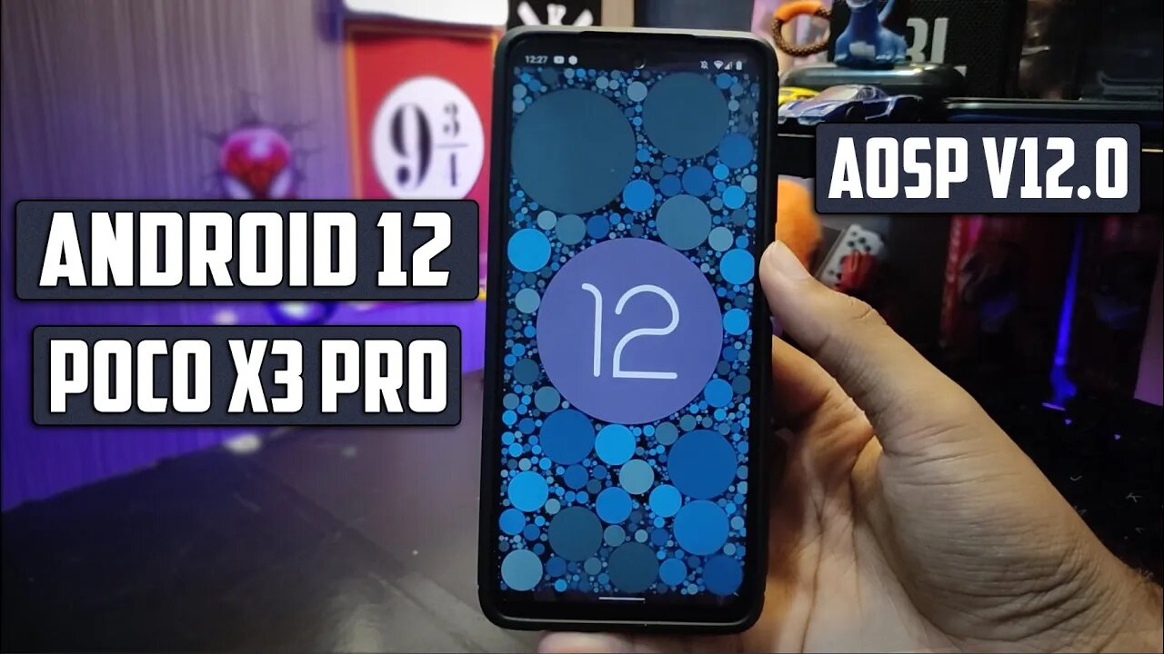 ANDROID 12 OFFICIAL NO POCO X3 PRO! | Review AOSP v12.0 Poco X3 Pro Test Build