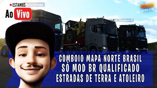 COMBOIO COM MODS BRASILEIROS EURO TRUCK 1.42 BETA MAPA NORTE DO BRASIL