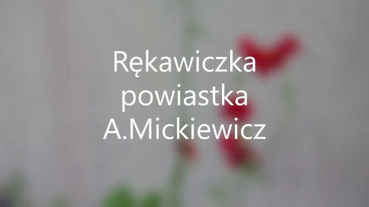 Rękawiczka - Adam Mickiewicz ballada audiobook