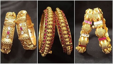 Artificial Party wear Bangles Designs Which look alike gold