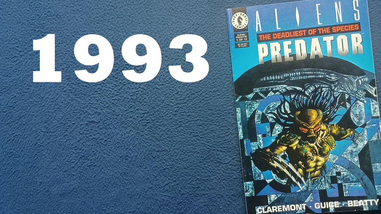 ALIENS/PREDATOR "THE DEADLIEST OF THE SPECIES" #1 OF 12, July 1993, COMIC BOOK COVER REVIEW