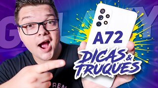 Galaxy A72 - TOP 10 Dicas & Truques para DEIXAR ele AINDA MELHOR!