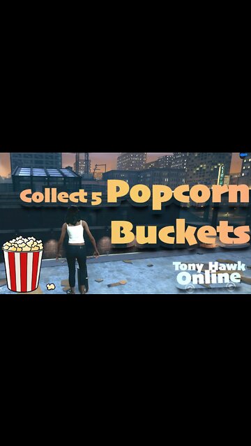 Collect 5 Popcorn Buckets | Tony Hawk #shorts guide