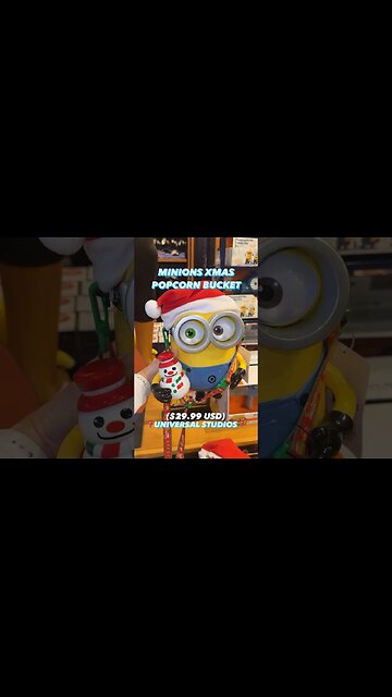 Popcorn Bucket! 🍿💛🎅🏻 #MINIONS