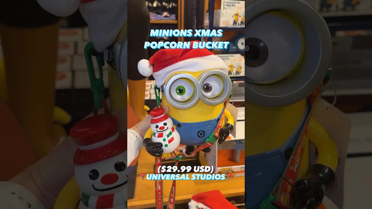 Popcorn Bucket! 🍿💛🎅🏻 #MINIONS