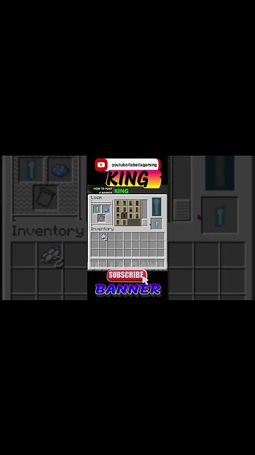 King Chess Piece Banner | Minecraft