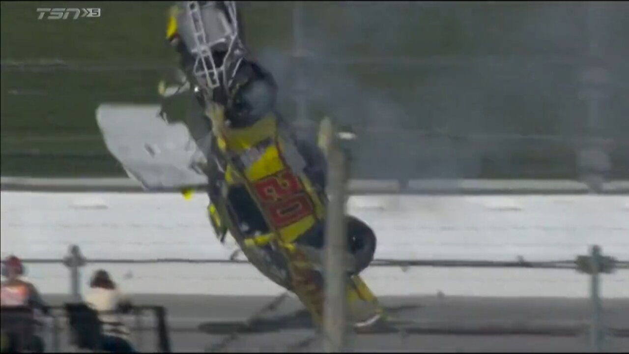 Car Flips 6 Times In Scary Wreck At NASCAR Race