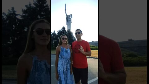 Did you know...? How tall is the Motherland Monument in Kiev? #shorts #kiev #ukraine