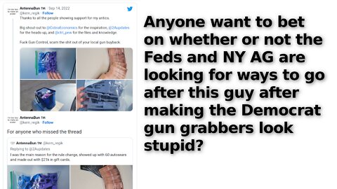 NY AG Changes Gun Buyback Rules After Pro 2A Guy Makes $21K by Turning in Gun Parts He 3D-Printed
