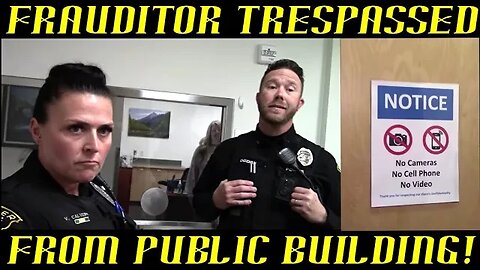 Frauditor Trespassed from Public Defenders Office ~ HAHA!