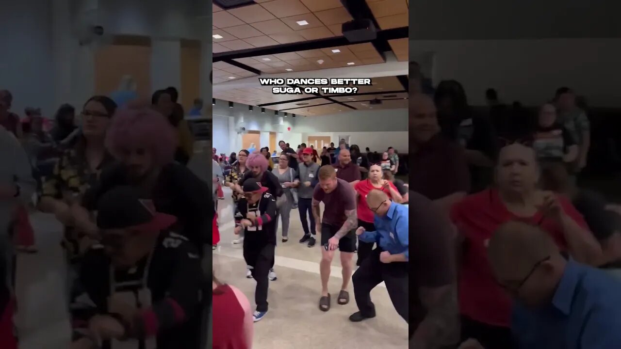 Suga Sean & Timbo Dancing at Special Needs Event