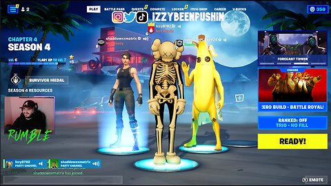 Late Night Stream. TAPN with me chat ! - Fortnite Trios