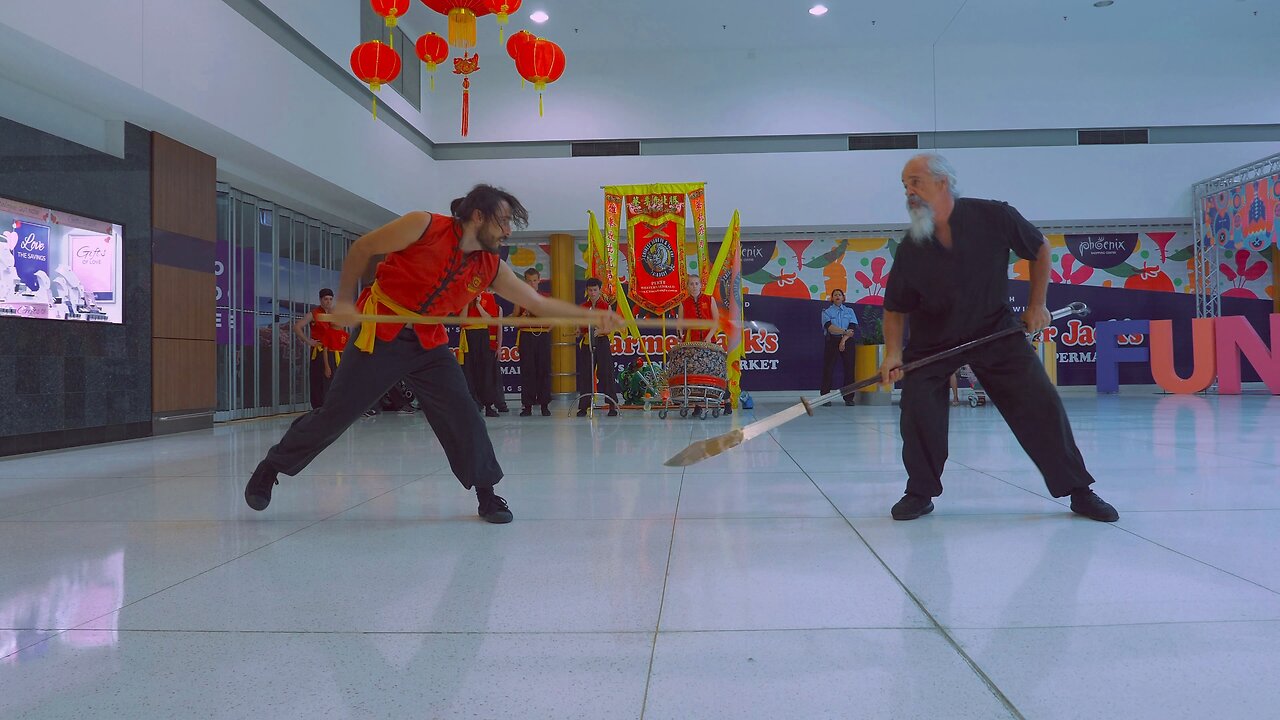 Kung Fu Martial Arts Demo CNY Phoenix Spearwood Chinese New Year Australia