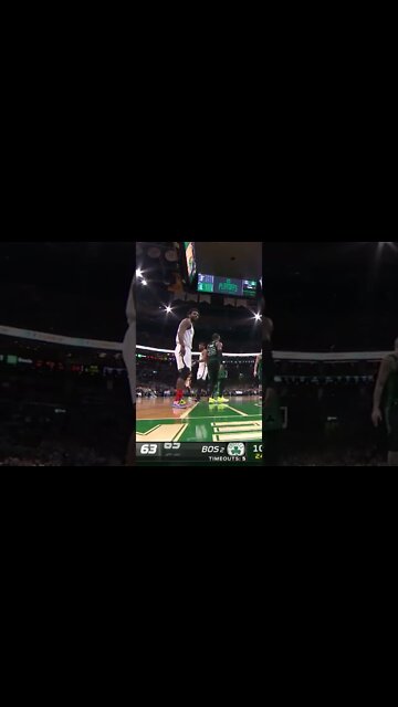 Kyrie and the Celtics fan trash talking 😬 #shorts