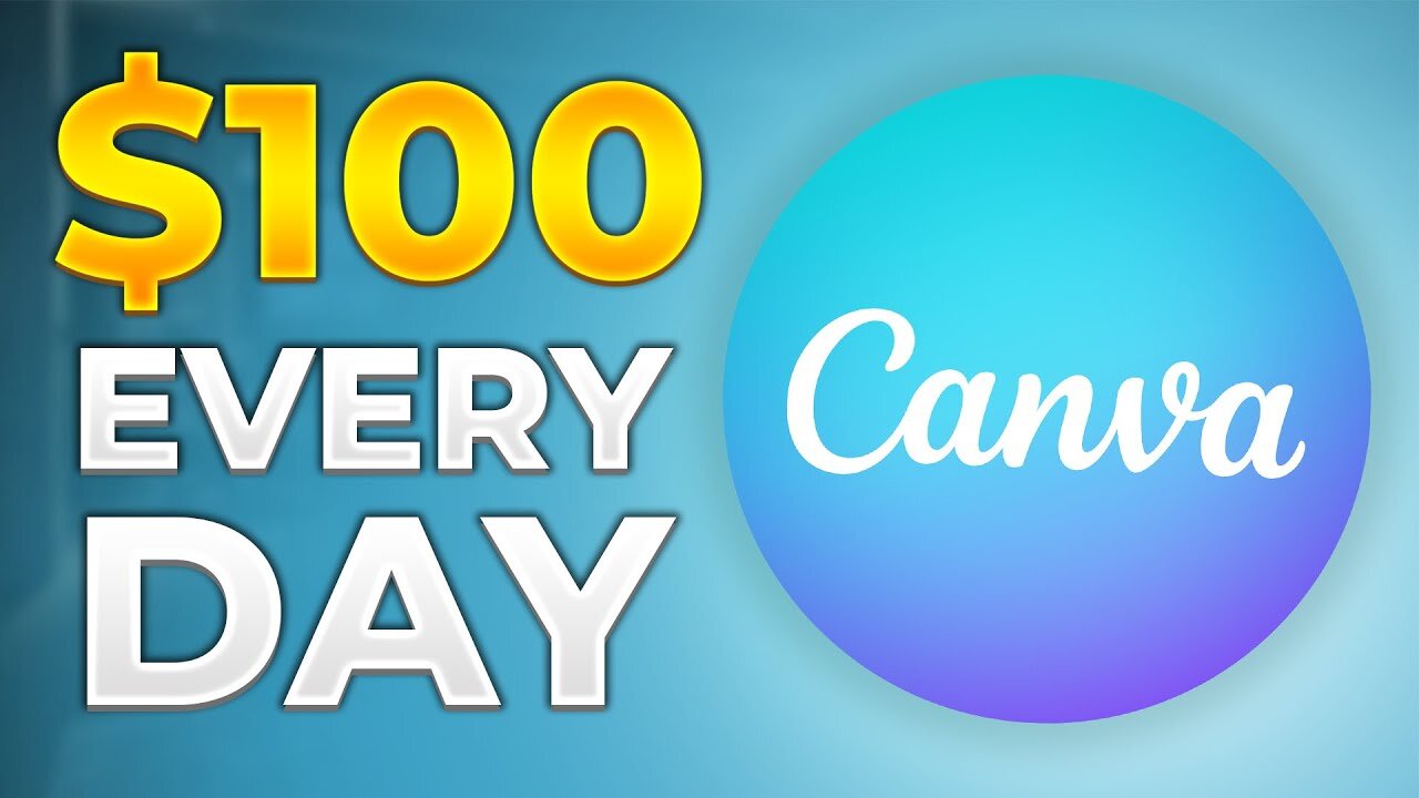 SIMPLE Way To Make $27.00 Every 30 Mins Using Canva for FREE! (Make Money Online)