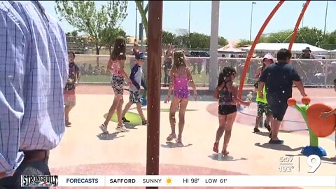 Purple Heart Park Splash Pad Grand Opening