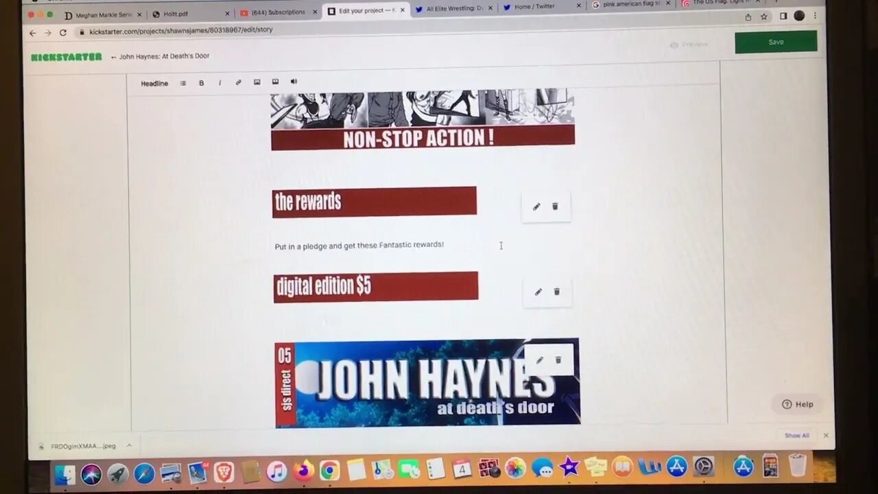 Getting Closer To The Launch Of The John Haynes: At Death's Door Kickstarter!