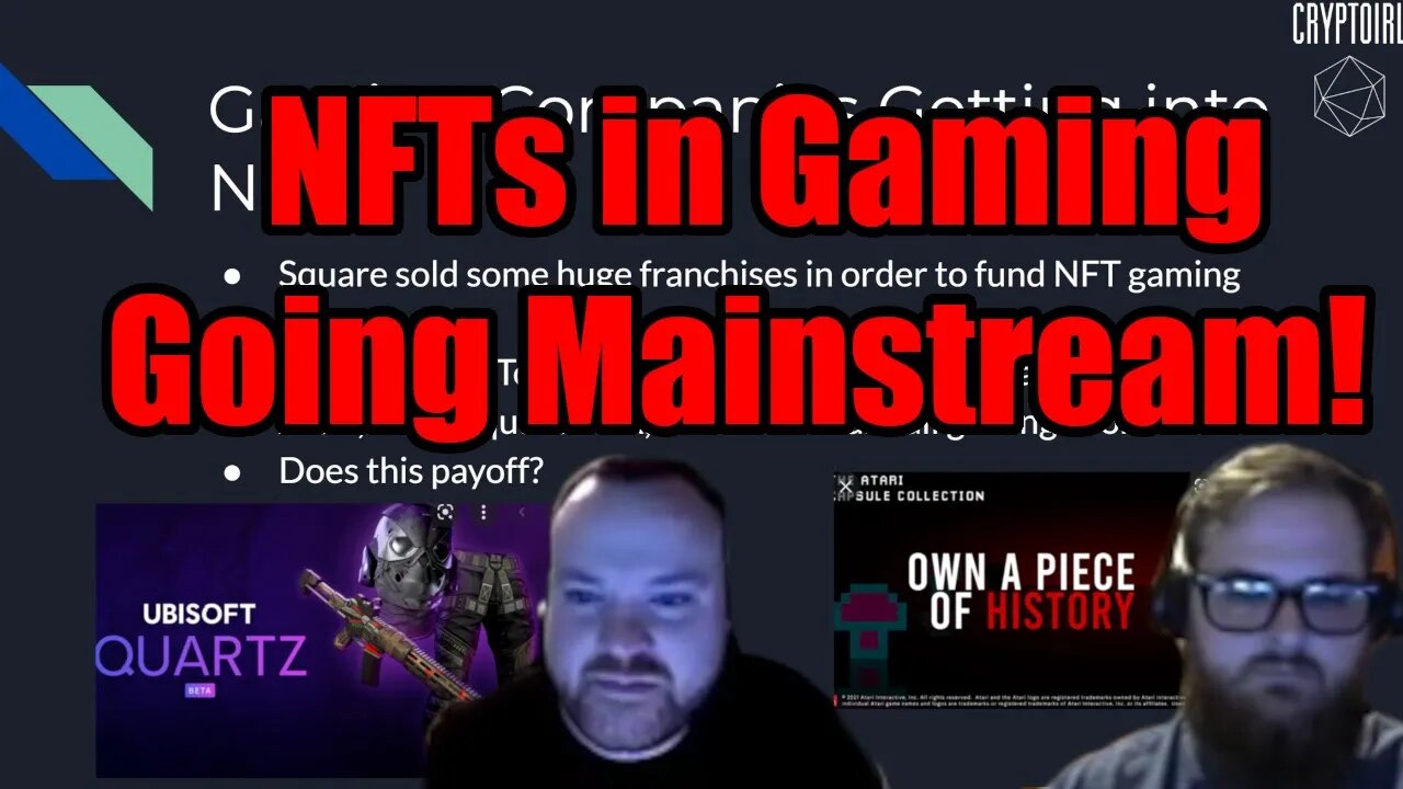 NFTs in Gaming GOING MAINSTREAM - Square Enix going Hard on NFTs SELLS HUGE FRANCHISES