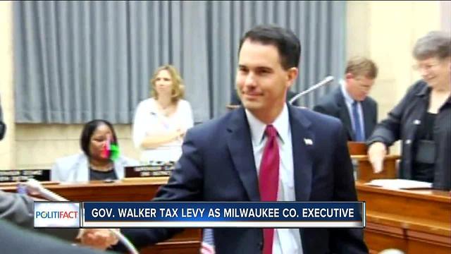 Politifact: Gov. Walker's property tax claims