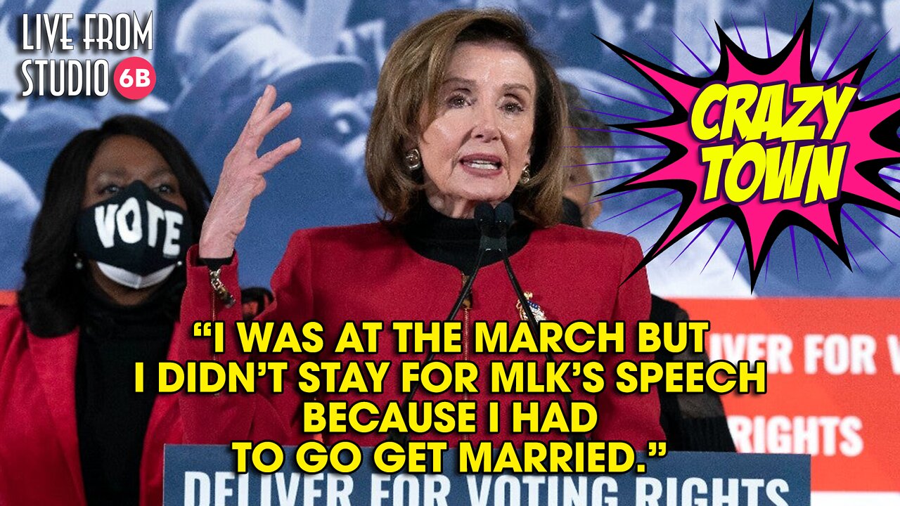 Nancy Pelosi's Cringe Use of MLK for Politics (Crazy Town)