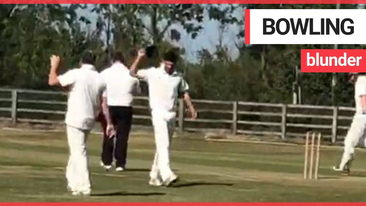 Hilarious moment former England captain Alastair Cook loses his temper in cricket match