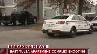 Police investigate shooting at east Tulsa apartment complex