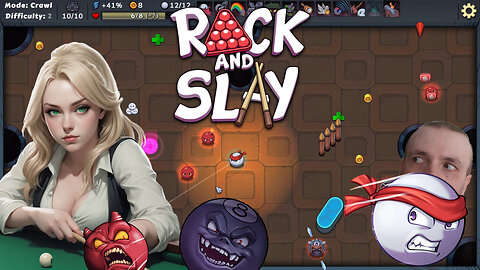 I’m Leaving No Balls Alive! Let’s Play Indie Game Rack and Slay (Roguelike Dungeon Crawler)