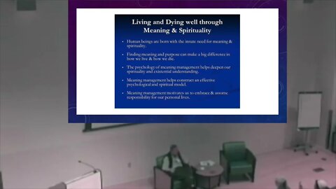 The Spiritual Aspect of Meaning Therapy | 8 | Dr. Paul Wong | Royal Ottawa Mental Health Institute