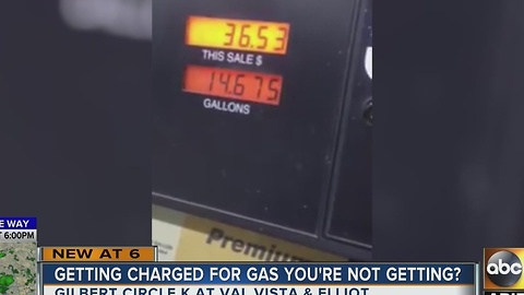 Gilbert gas pump charging for gas drivers aren't getting