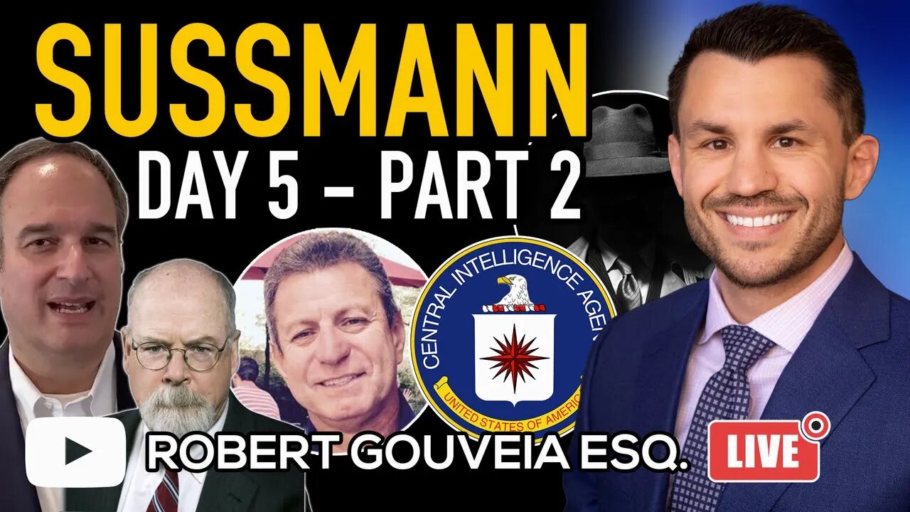 Sussmann Trial Day 5 Part 2: Ex-CIA Mark Chadason, Kevin P.