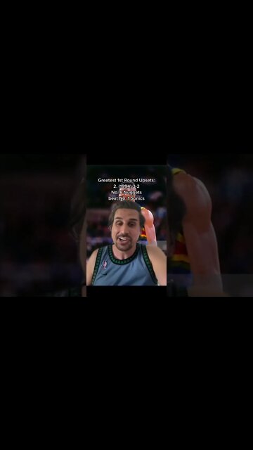 Biggest First Round Playoff Upsets NBA History #shorts