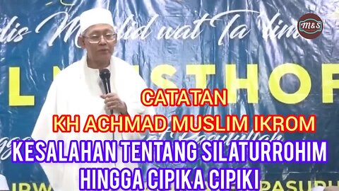 silaturrohim || kesalahan dalam mengucapkan muhrim #khachmadmuslimikrom