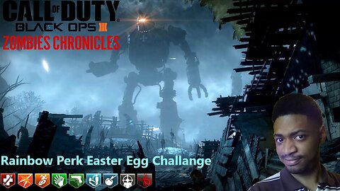 Rainbow Perk Easter Egg Challange Origins- Black ops 3 Zombies Chronicles