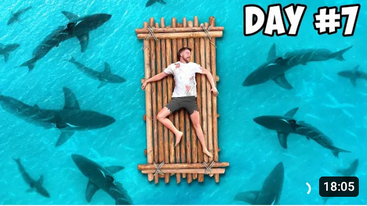 7 days in ocean MRbeast